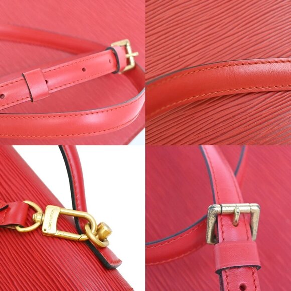 LOUIS VUITTON Monceau 2Way Shoulder Hand Bag Epi Leather Red M52127 - Picture 12 of 16
